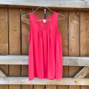 Brenda’s Neon Coral Pink Flowy Women’s Tank Top